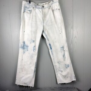 BKE Buckle Seth Jeans Mens 40L Loose Fit Straight Denim 40x30 (38X30) Distressed